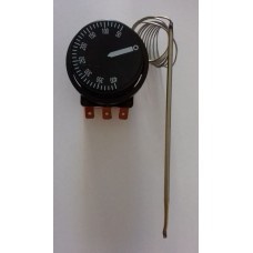 Termostat reglabil 50-400°C bulb Ø3x125mm capilar 850mm #TR50400